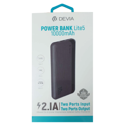 DEVIA BATERIA AUXILIAR KINTONE 10000mAh V5 NEGRO